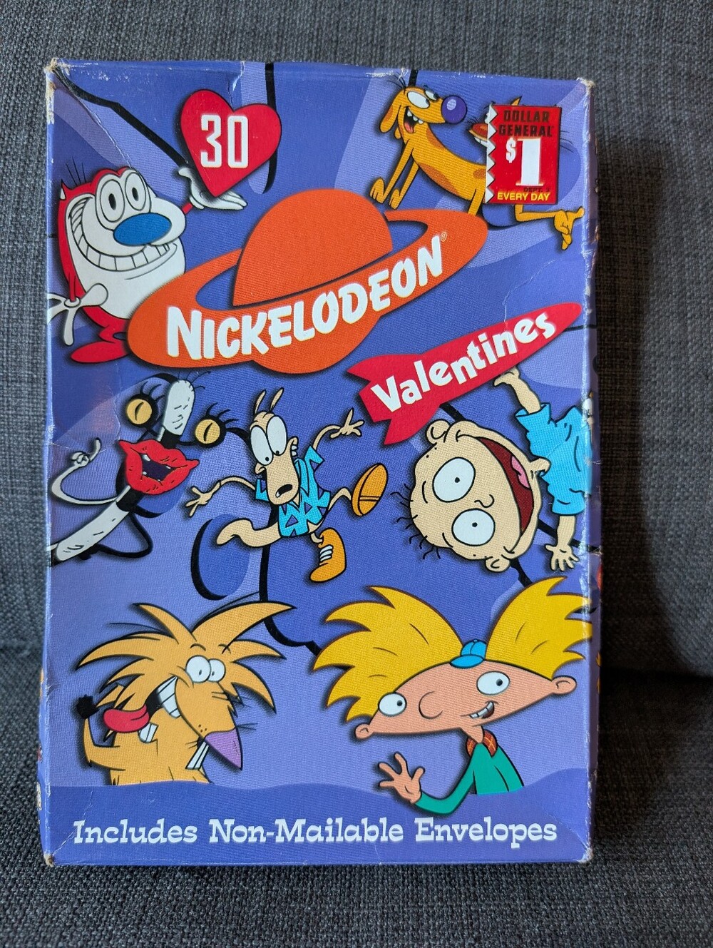 Vintage 1998 Nickelodeon Valentine's Day Cards With Envelopes!